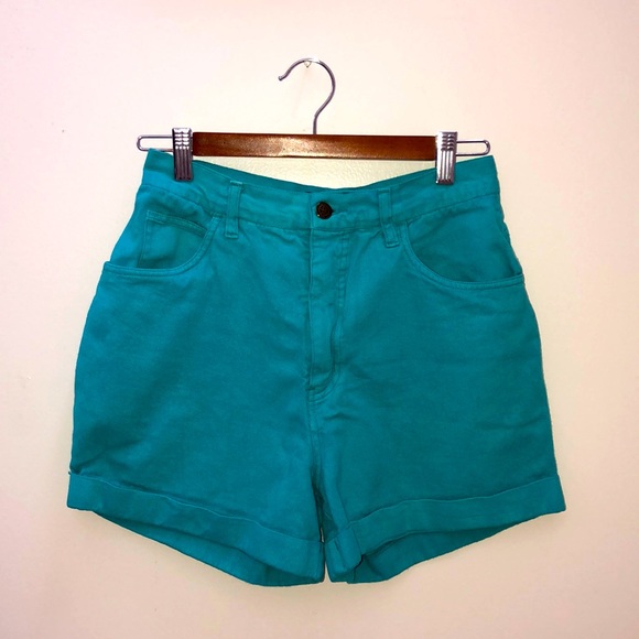 Vintage High Rise Jean Shorts - Picture 1 of 10